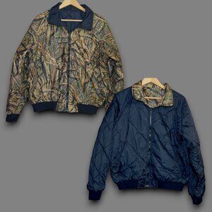 MOSSY OAK APPAREL Women's Sz L 12/14 Reversible Camouflage Coat